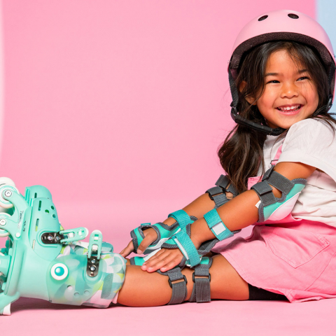 Set 6 protecții sport Yvolution 3-5 ani Green [3]