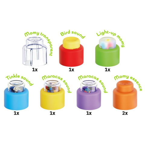 Set 8 cuburi moi senzoriale Quercetti Momy Soft [1]