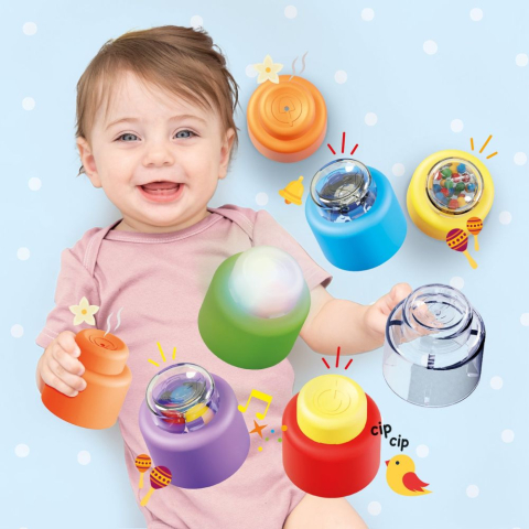 Set 8 cuburi moi senzoriale Quercetti Momy Soft [3]