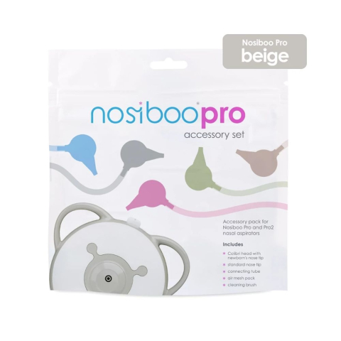 Nosiboo - Set accesorii aspirator nazal electric Nosiboo Pro Bej