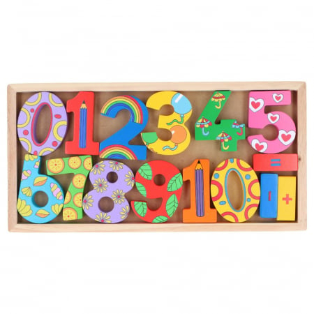 Marionette - Set cifre si simboluri matematice din lemn Marionette