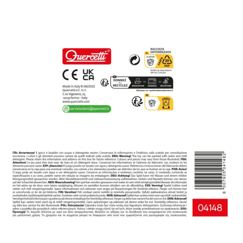 Set cuburi moi cu animale Quercetti Momy Soft [7]