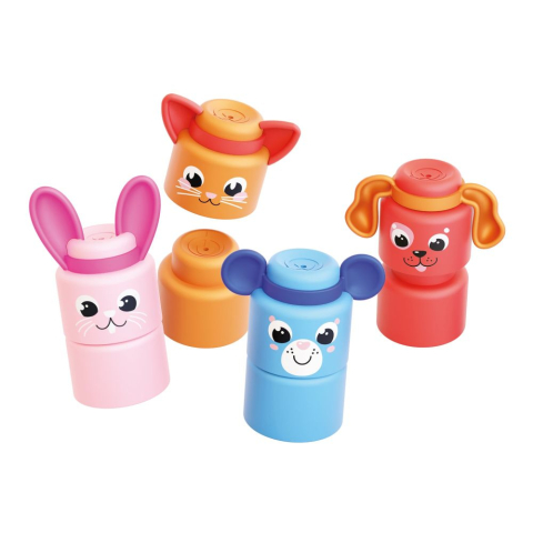 Set cuburi moi cu animale Quercetti Momy Soft [1]