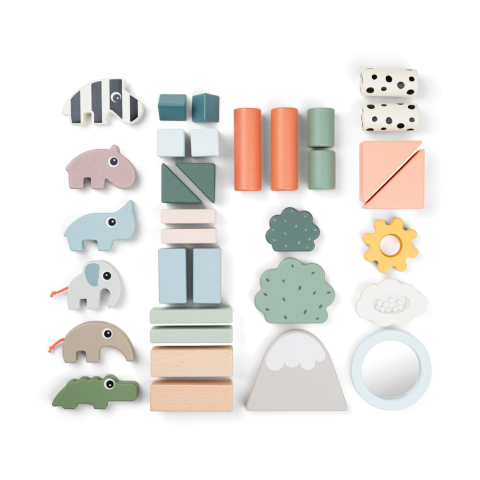 Set de constructie Done by Deer din lemn 34 piese Deer Friends [3]