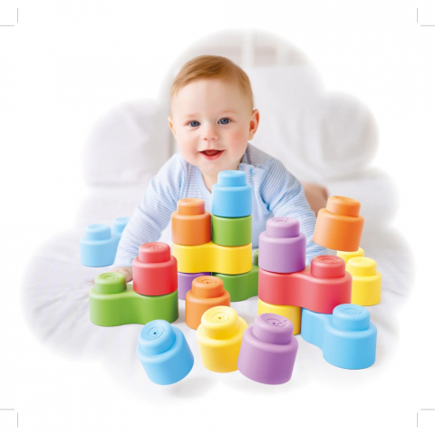 Set de Constructie Quercetti Momy Soft 32 blocuri [5]