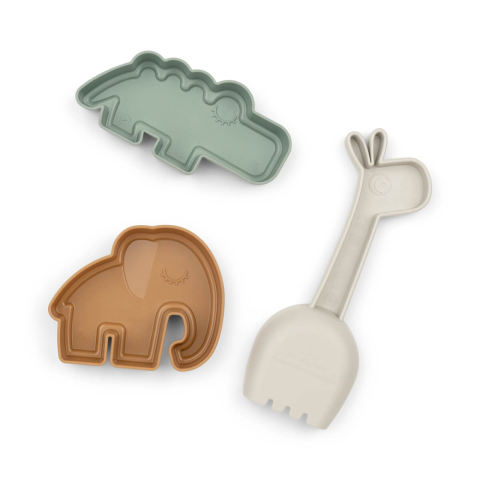 Set de joaca cu nisip 3 piese Done by Deer Deer Friends Multicolor [1]
