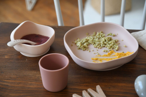 Set de masa silicon Beaba 4 piese Cotton Candy [4]