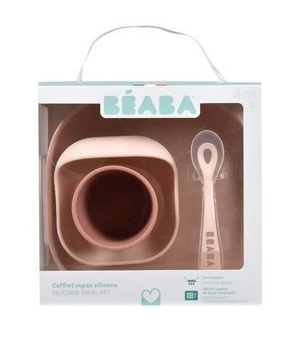 Set de masa silicon Beaba 4 piese Cotton Candy [2]