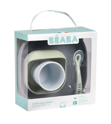 Set de masa silicon Beaba 4 piese Pebble [3]