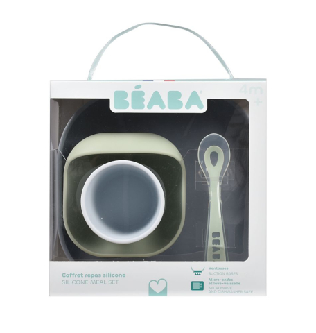 Set de masa silicon Beaba 4 piese Pebble [2]