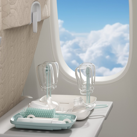 Set de perii pentru biberoane Momcozy 7 in 1 din silicon [6]