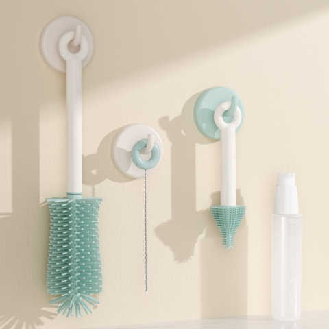 Set de perii pentru biberoane Momcozy 7 in 1 din silicon [4]