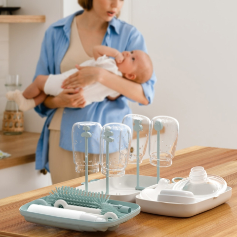 Set de perii pentru biberoane Momcozy 7 in 1 din silicon [3]