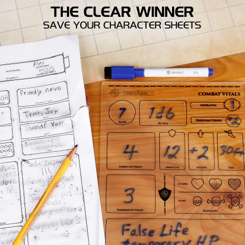 Set Fise Reutilizabile DnD ENHANCE Gaming [7]