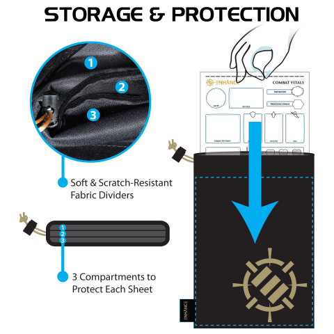 Set Fise Reutilizabile DnD ENHANCE Gaming [6]