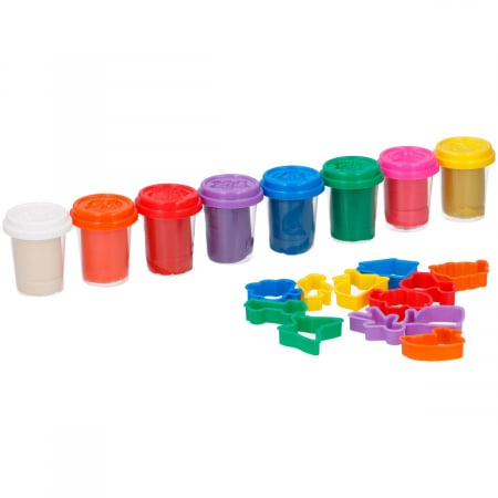 Creative Kids - Set plastilina si forme Creative Kids 20 piese