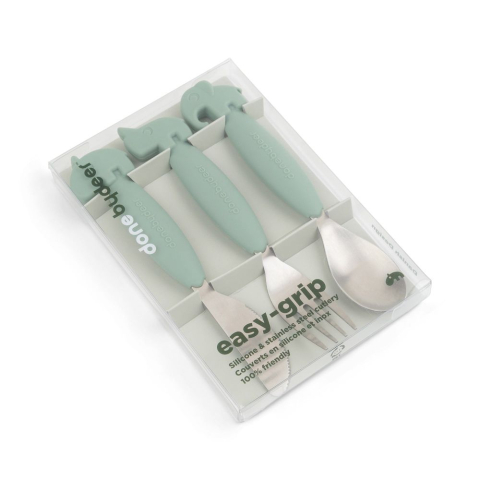 Set tacamuri Done by Deer Easy-grip Deer Friends Green [2]
