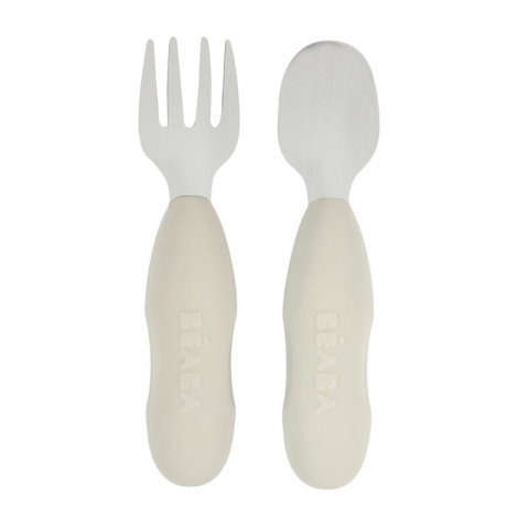 Set tacamuri inox Beaba Velvet Grey [1]