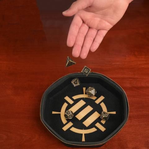 Set Zaruri Metalice ENHANCE Gaming Ancient Bronze DnD [6]