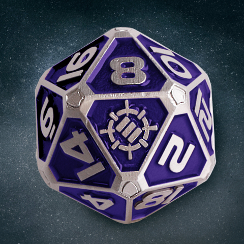 Set Zaruri Metalice ENHANCE Gaming Collector's Edition Purple DnD [8]