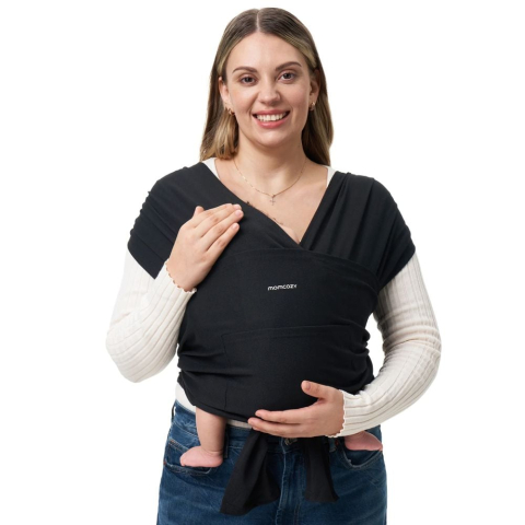 Momcozy - Sistem de purtare Momcozy tip wrap Black