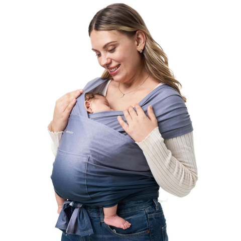 Momcozy - Sistem de purtare Momcozy tip wrap Blue