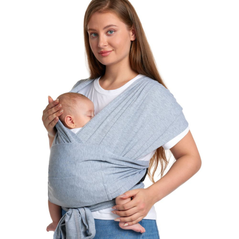 Momcozy - Sistem de purtare Momcozy tip wrap Grey