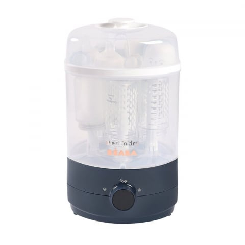 Sterilizatoare biberoane - Sterilizator 2 in 1 cu uscare Beaba Steril N Dry Night Blue