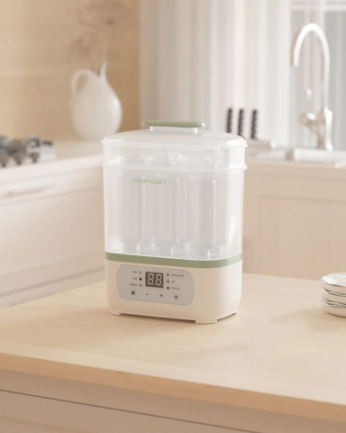 Sterilizator cu abur pentru biberoane 8 in 1 Momcozy [9]