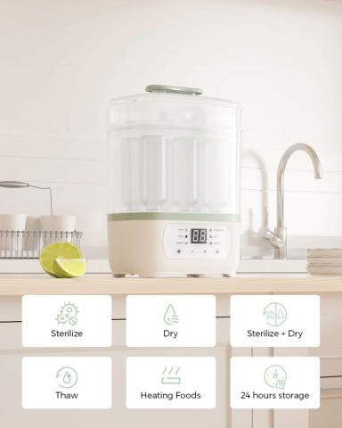 Sterilizator cu abur pentru biberoane 8 in 1 Momcozy [4]