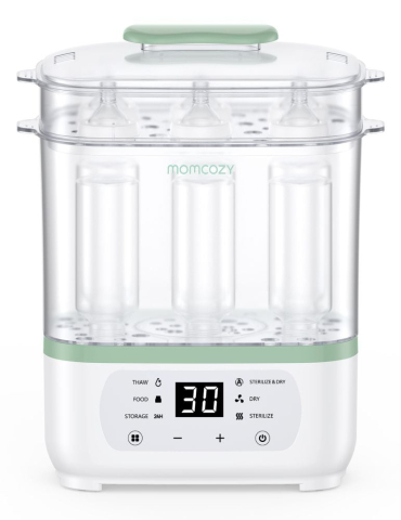 Momcozy - Sterilizator cu abur pentru biberoane 8 in 1 Momcozy