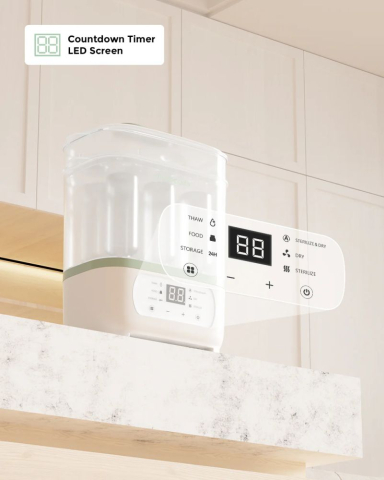 Sterilizator cu abur pentru biberoane 8 in 1 Momcozy [5]