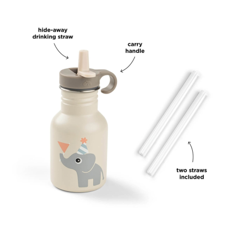 Sticla din inox pentru copii Done by Deer Celebration Sand 350 ml [2]