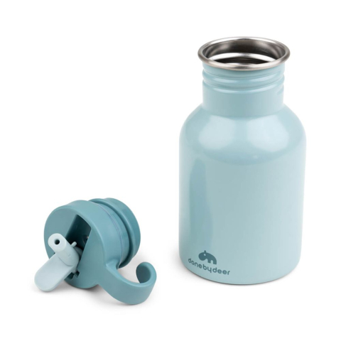 Sticla metalica cu pai Done by Deer Elphee Blue 350 ml [1]