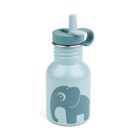 Sticla metalica cu pai Done by Deer Elphee Blue 350 ml [2]