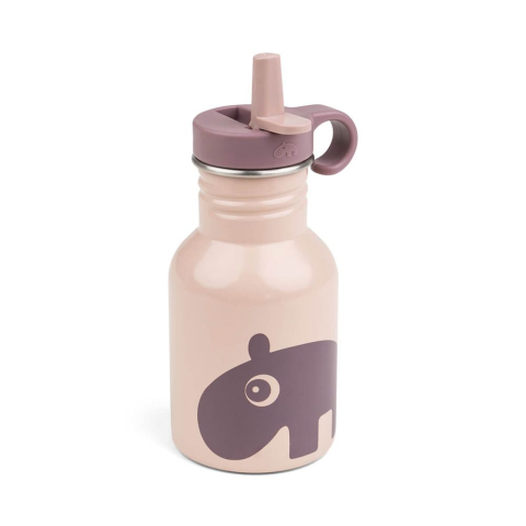 Sticla metalica cu pai Done by Deer Ozzo Powder 350 ml [2]