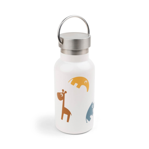 Masa bebelusului - Sticla termos din inox pentru copii Done by Deer Deer Friends Multicolor 350 ml