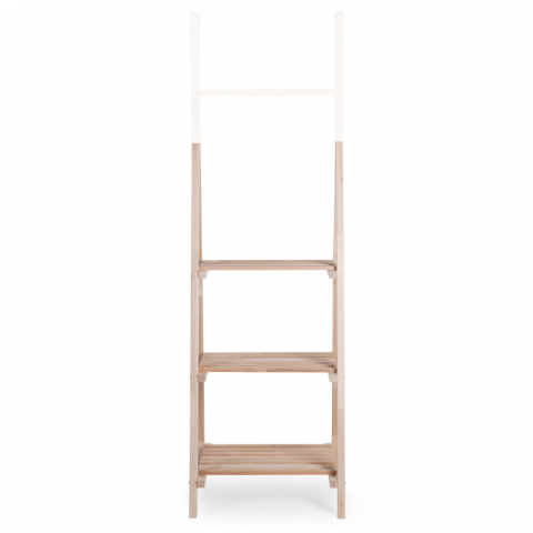 Suport haine Tipi Childhome 60x60x197.3 cm, Lemn Natural/Alb [1]