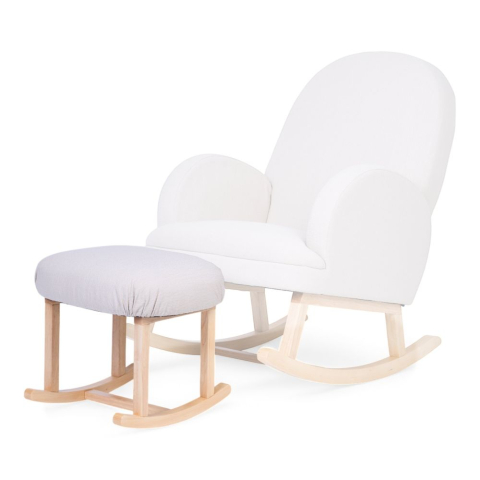 Suport pentru picioare balansoar Childhome Linen Beige [5]