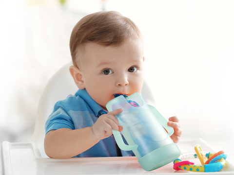 Suport pungi alimente Momcozy cu manere Green [2]