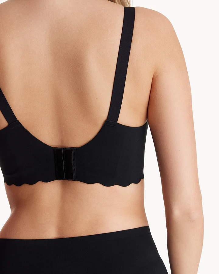 Sutien alaptare floral fara cusaturi cu sustinere Momcozy YN46 Black L [9]