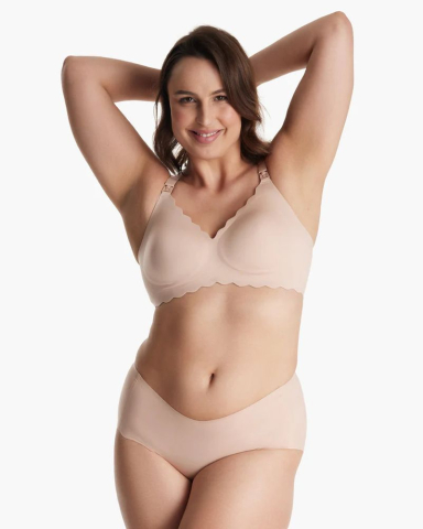 Sutien alaptare floral fara cusaturi cu sustinere Momcozy YN46 Skin S [3]