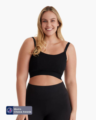Momcozy - Sutien alaptare Momcozy pentru pompa de san Hands-free YN08 Black 2XL