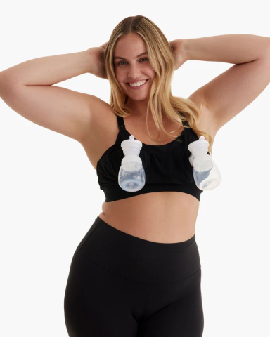 Sutien alaptare Momcozy pentru pompa de san Hands-free YN08 Black 2XL [2]