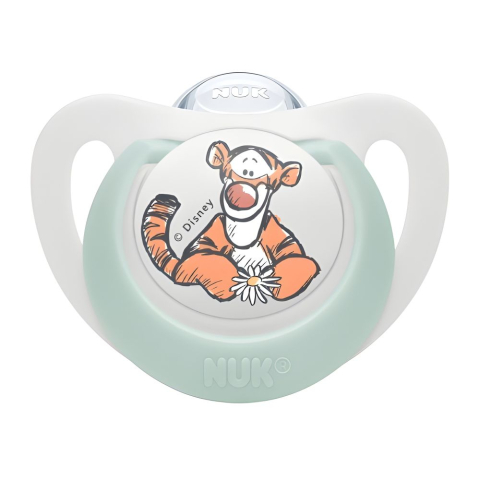 Nuk - Suzeta Nuk Disney Winnie the Pooh Silicon M1 0-6 luni, Tigru
