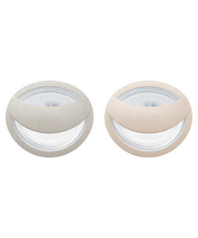 Nuk - Suzeta Nuk Mommyfeel Silicon 0–6 luni Set 2 bucati Gri