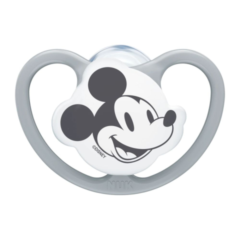 Suzeta NUK Space Disney Mickey Silicon M1 0-6 luni, Set 2 bucati [1]