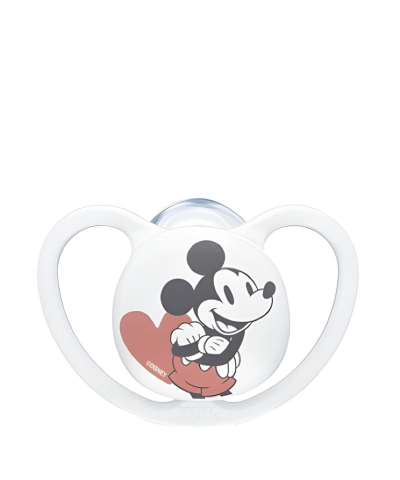 Suzeta NUK Space Disney Mickey Silicon M2 6-18 luni, Set 2 bucati [1]