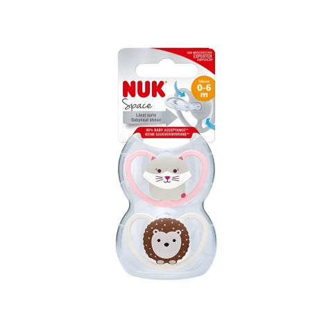 Suzeta Nuk Space Silicon M1 0-6 luni, Set 2 bucati [1]