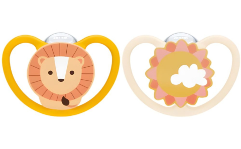 Nuk - Suzeta Nuk Space Silicon M2 6-18 luni, Set 2 bucati, Leu